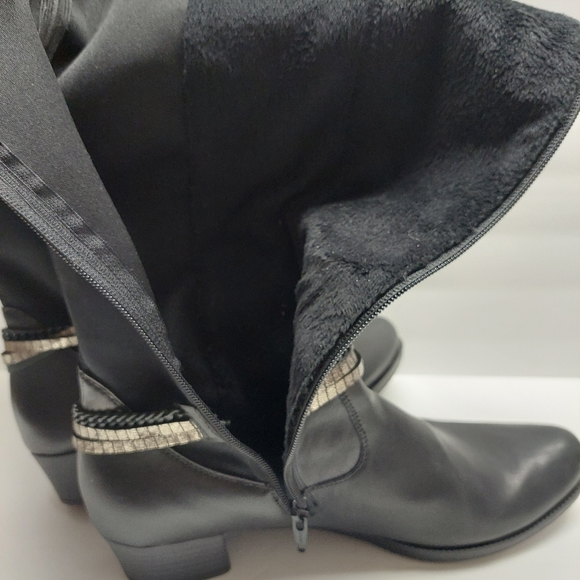 Black, Rieker, high boot - Picture 9 of 10